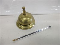 SOLID BRASS GENERAL STORE COUNTER BELL