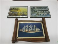 LOT OF 3 NAUTICAL PICTURES