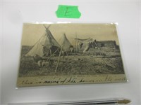 EARLY SIOUX INDIANS POST CARD