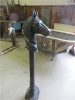 CAST IRON HORSE "HITCHING POST"