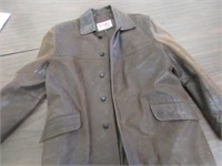 MENS LARGE LEATHER JACKET MADE IN ENGLAND