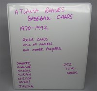 1970-1992 Atlanta Braves Cards