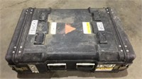 34x21x9" storage case with racking