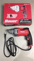 Bauer metal cutting shears, needs blade, works