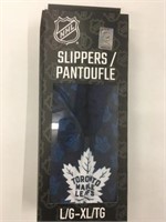 Toronto Maple Leafs Slippers Size L-XL