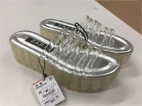 New Zara Size 7.5 Open Toe Platform Shoes