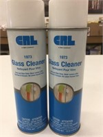 2 Cans Glass Cleaner 539g/ea