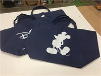 3 New Disney Store Reusable Bags