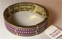 Lia Sophia Designer Purple Fashion Bracelet