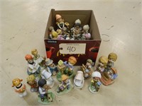 Large assortment of bisque childrens figurines
