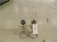 Pair of Oil Lamps