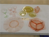 Assorted Depression Glass