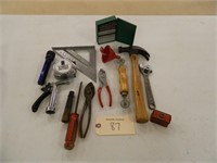 Small hand tools, drill bits,