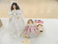 Porcelain doll assortment