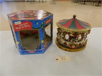 Holiday Merry Go Round Animated musical carousel