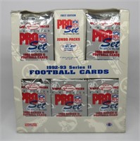 1992-1993 Pro Set Football Cards NFL Series II