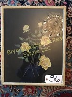 YELLOW ROSE  OIL PAINTING ON CANVAS
