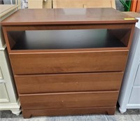 LANG HOSPITALITY 3 DRAWER TV STAND NO PULLS