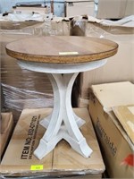 ROUND CHAIR SIDE TABLE NEW IN BOX