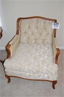 Upholstered Wing Back Chair (Matches 149)