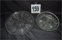 2 Glass Divider Trays