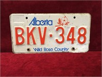 Alberta License Plate