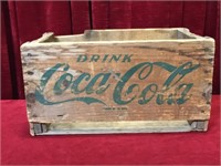 Coca-Cola Wood Case - 19.25" x 12" x 10.25"