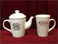 Tim Horton's Tea Pot & Mug