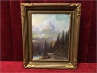 Maisie Wride Cathedral Peak A2623 Pastel Painting