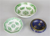 Chinese Porcelain & Cloisonne Lot