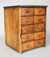 Early Wooden Jewel Chest
