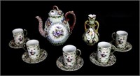 Grouping of Moriage Porcelain