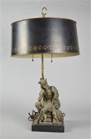 Bronze Figural Table Lamp