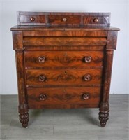 American Empire Mahogany Chest of Drawers