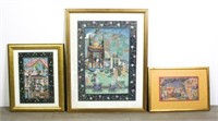 3 Pieces Persian Artwork