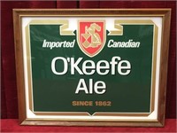 O'Keefe Ale Framed Sign - 19.5" x 15.5"
