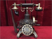 Antique Style Novelty Phone w/ Crank Bell
