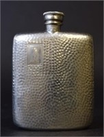 James Dixon and Sons Silverplated Hip Flask