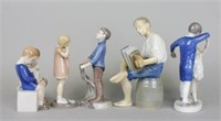 Grouping of Bing and Grondahl Figurines