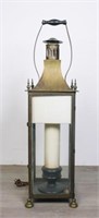 Brass & Glass Lantern Lamp