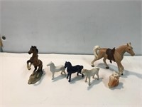 Porcelain horse figurines