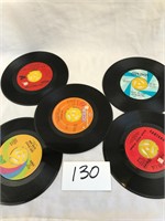 5 retro 45 records no jackets