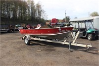 1984 18ft Lund Fishing Boat