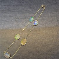 $2000 14K  Opal(3.5ct) Bracelet