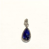 $600 10K  Sapphire(2.2ct) Pendant