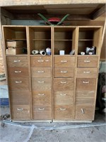 5'x5.5' Wood Shelves / Drawers
