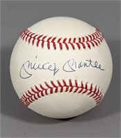 Mickey Mantle Autographed Baseball