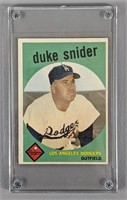 1959 Topps Duke Snider Baseball #20