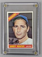 1966 Topps Sandy Koufax Baseball Card #100