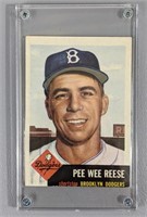 1953 Topps Pee Wee Reese Baseball Card #76